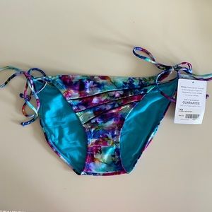 Athleta floral fade swim bottom XS